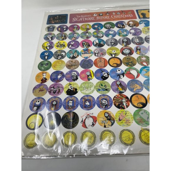Retro Tim Burton's Disney Japan Nightmare Before Christmas Poster 100 Stickers - Picture 4 of 7